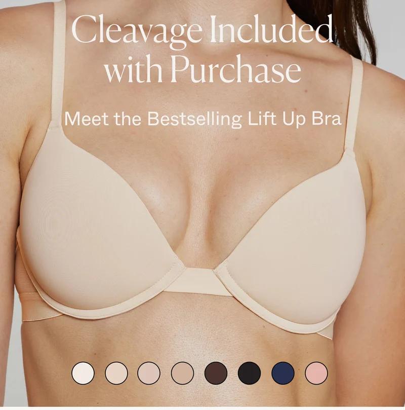 Cleavage Included with Purchase: Meet the Bestselling Lift Up Bra