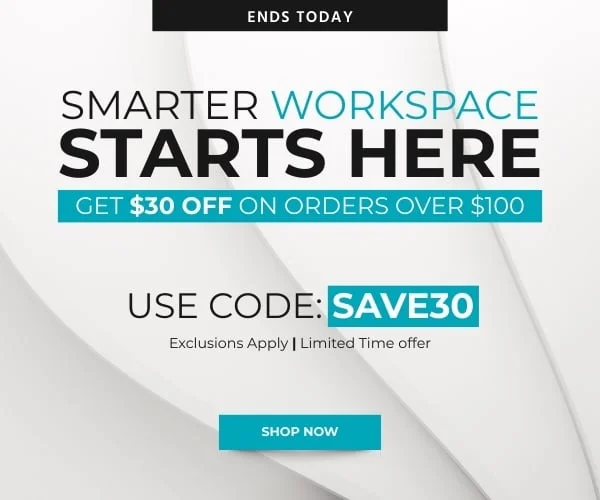 Smarter Workspace Starts Here - Get $30 Off on Orders Over $100. Use Code: discount code. Shop Now!