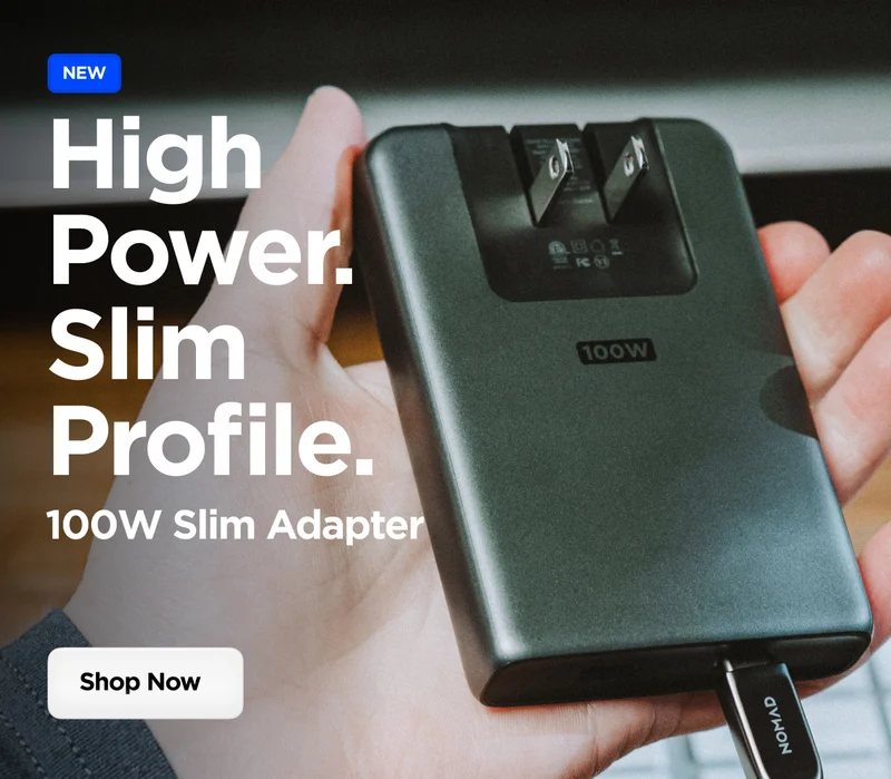 High Power. Slim Profile. 100W Slim Adapter
