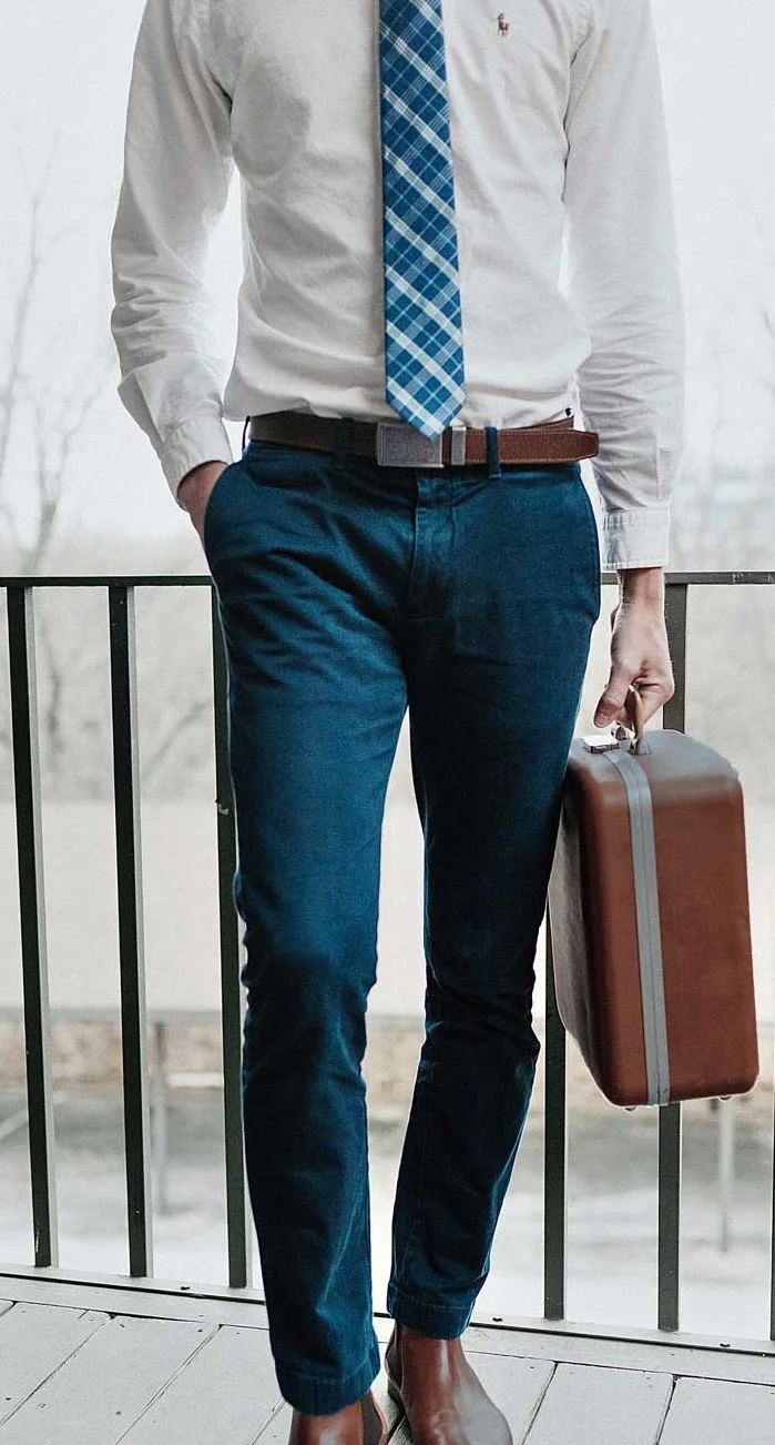 40% OFF Brown Full Grain Leather Belt
