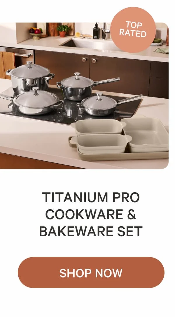 Top Rated | Titanium Pro Cookware & Bakeware Set&nbsp;| Shop Now