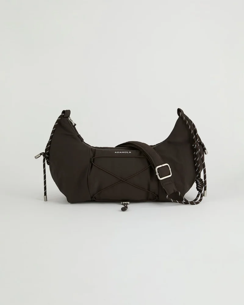 Large Rope Cross Body Bag - Coffee Bean