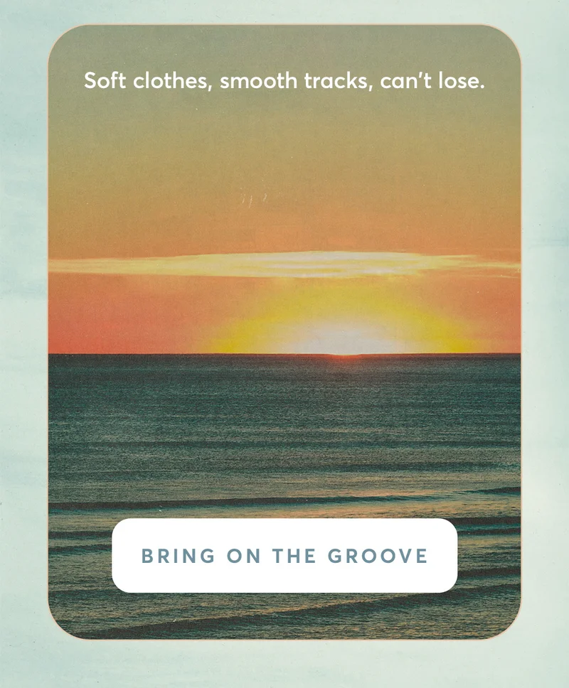 Bring on the groove