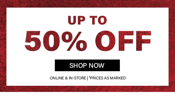 Up To 50% Off