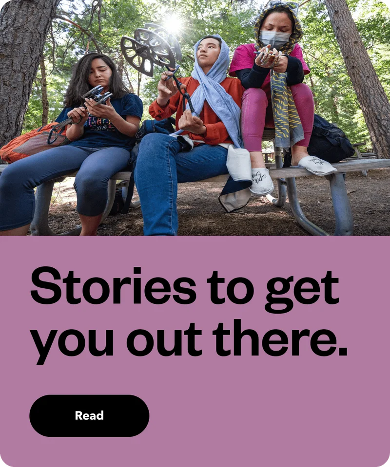 Stories to get you out there. Read.