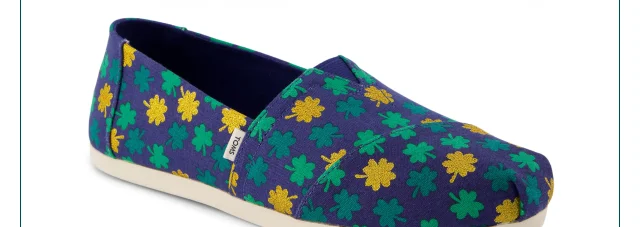 Lucky Shimmer Clovers Womens - Image