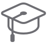 Graduation cap icon