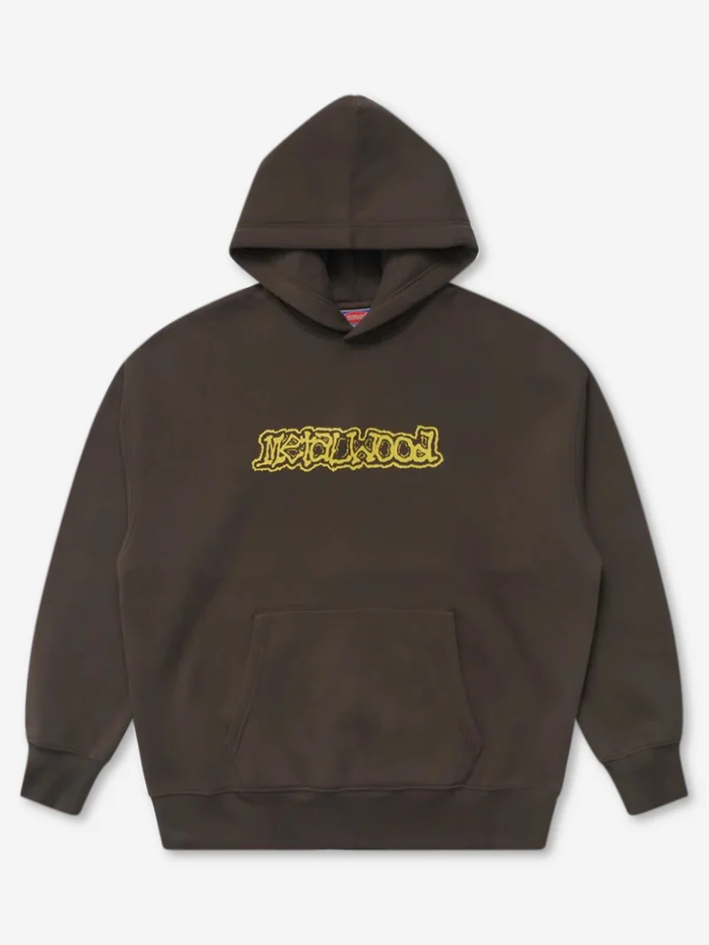 Image of Metalwood Dewey Hooded Sweatshirt - Olive