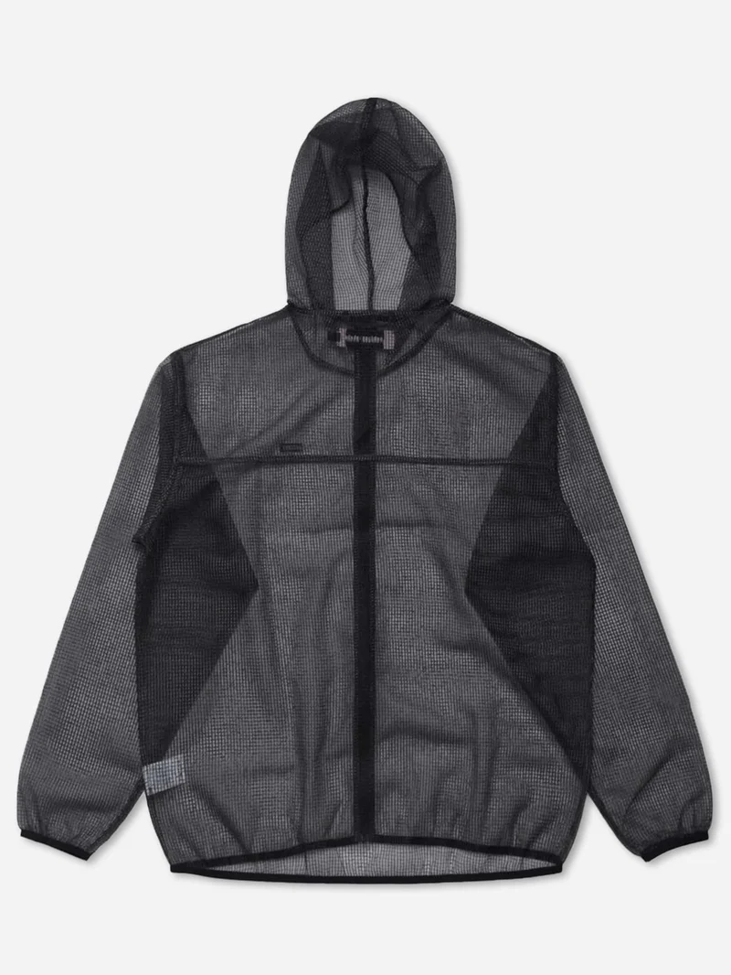 Image of Metalwood Net Parka - Black