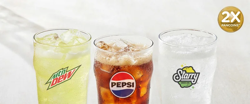 Enjoy Ice Cold Pepsi Beverages and earn 2X PANCOINS℠