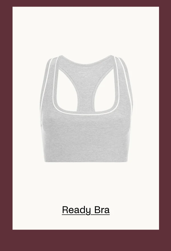 Spacedye Ready Bra in Silver Mist