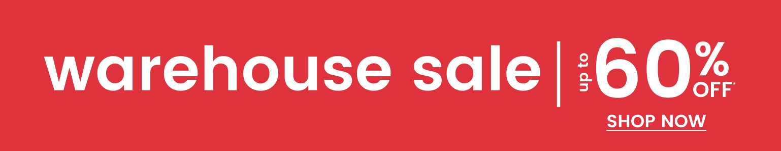 warehouse sale up to 60% OFF