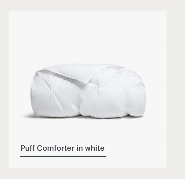 Organic Cotton Puff Comforter