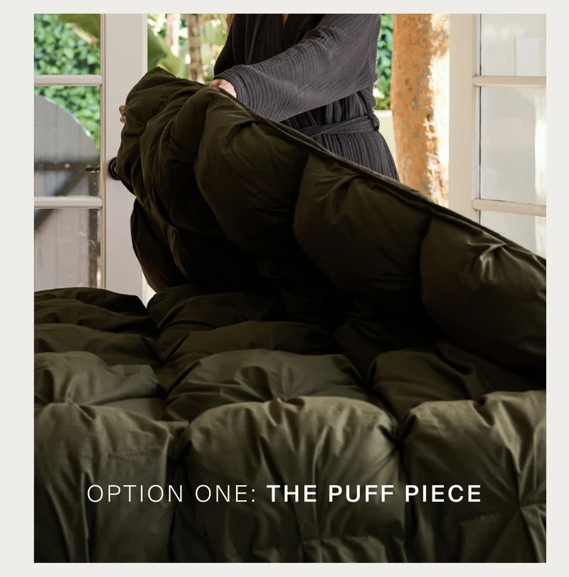 Organic Cotton Puff Comforter