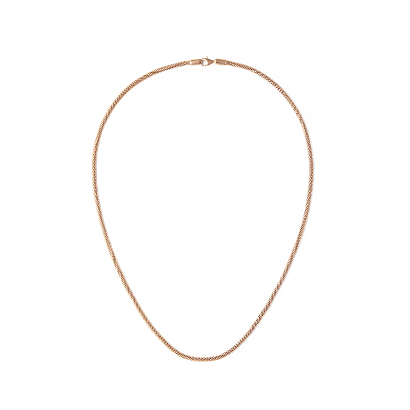 Image of Tide Mesh Necklace Rose Gold 2.8