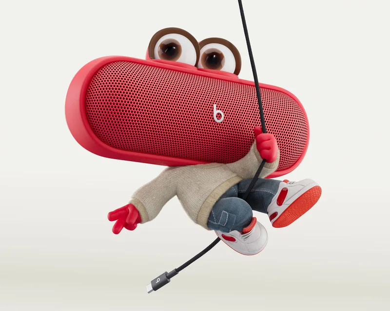 Beats Charging Cables shown in Rapid Red, Bolt Black, Nitro Navy, and Surge Stone.