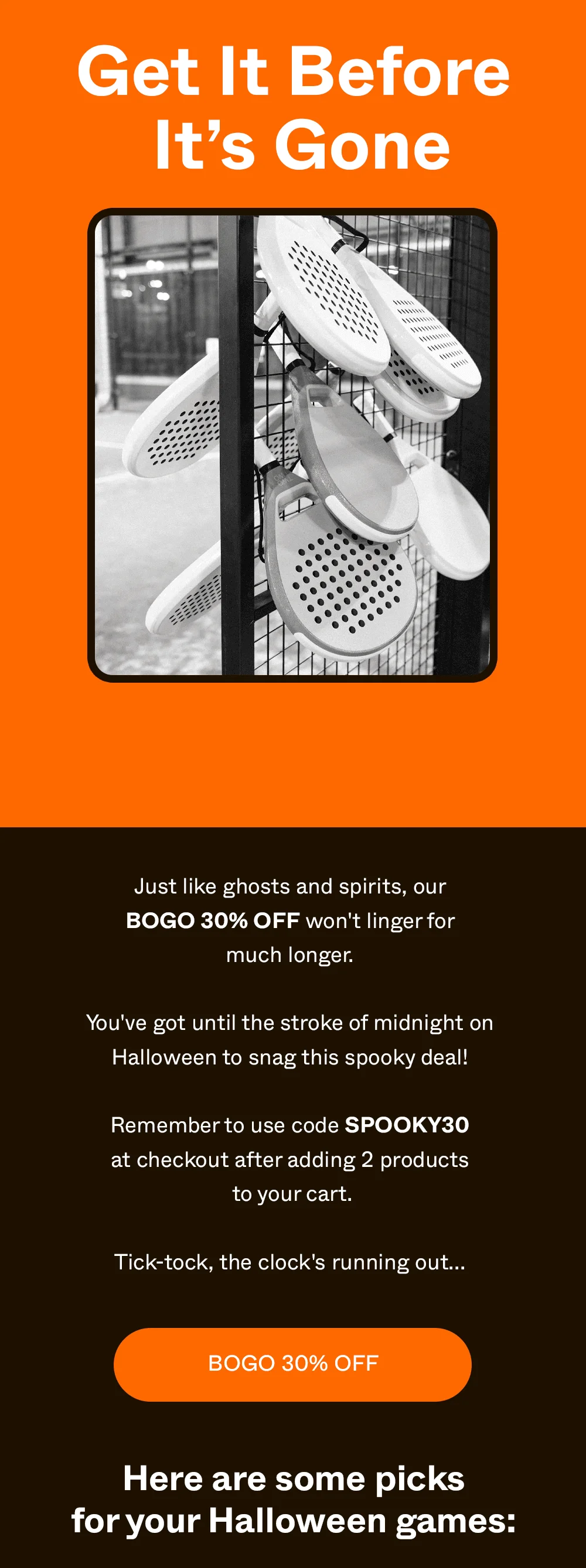 GET IT BEFORE IT'S GONE