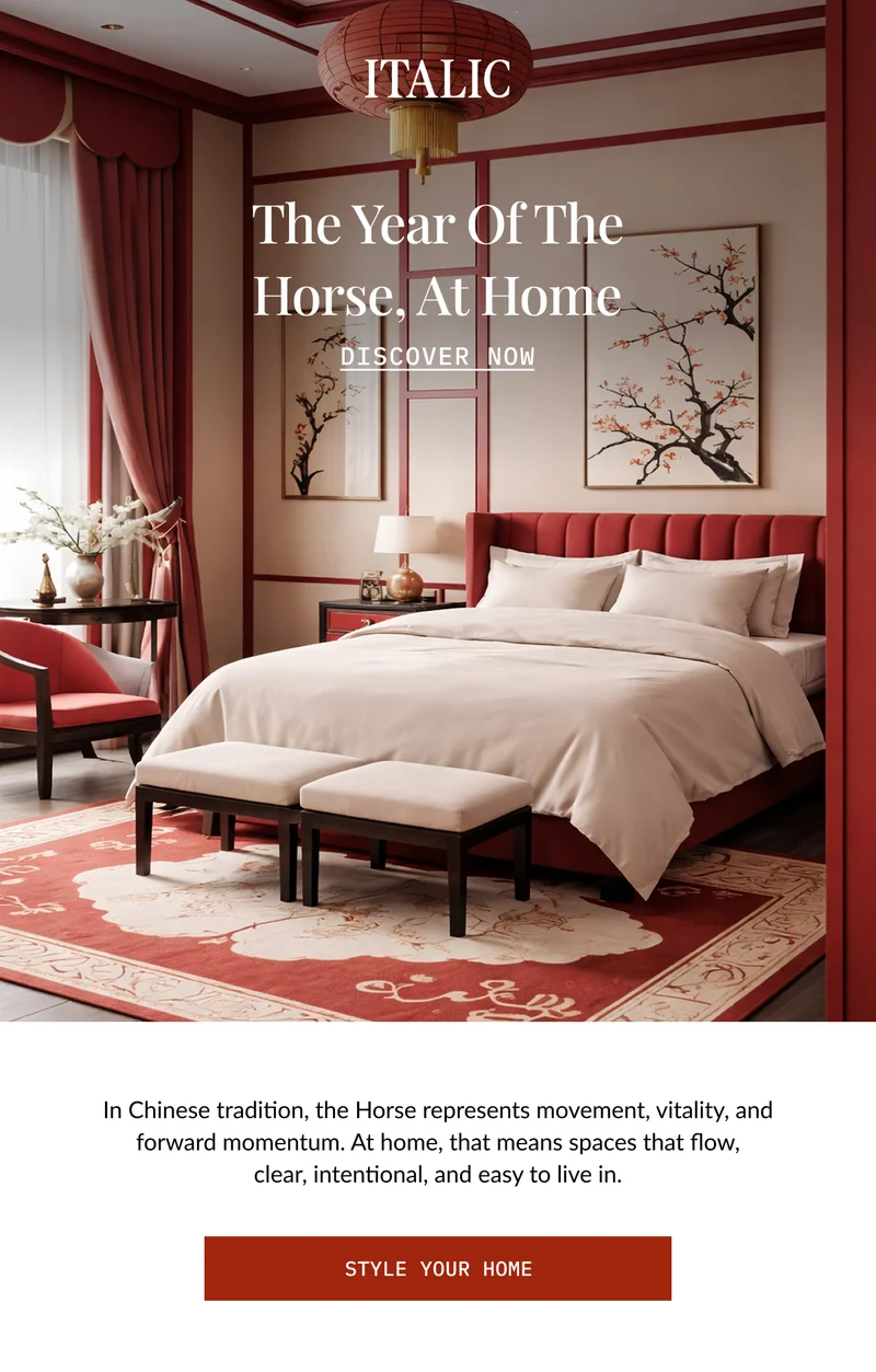 ITALIC | The Year Of The Horse, At Home DISCOVER NOW