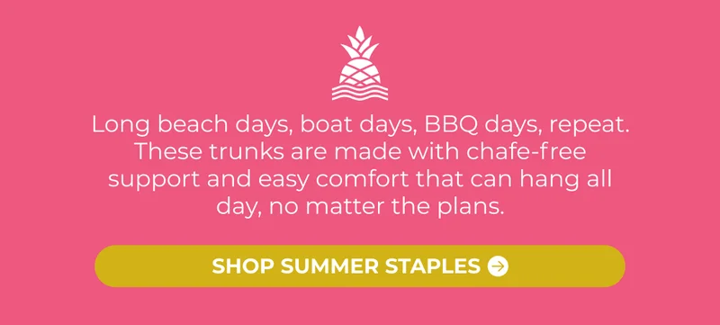 Long beach days, boat days, BBQ days, repeat. These trunks are made with chafe-free support and easy comfort that can hang all day, no matter the plans.