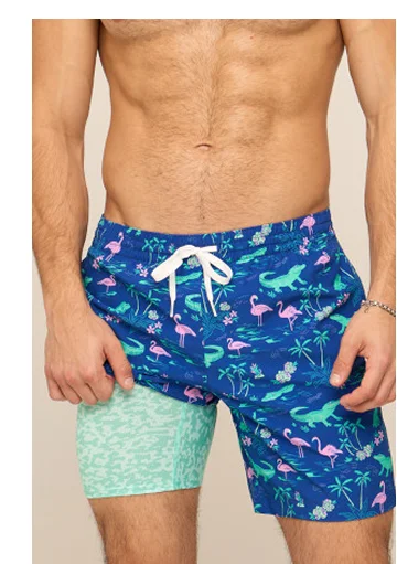 Lined Classic Swim Trunk: The Swamp & Circumstances 7"