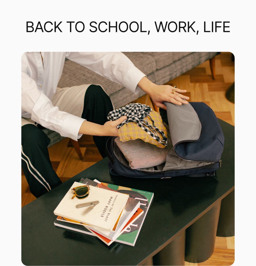 Back to school, work, life