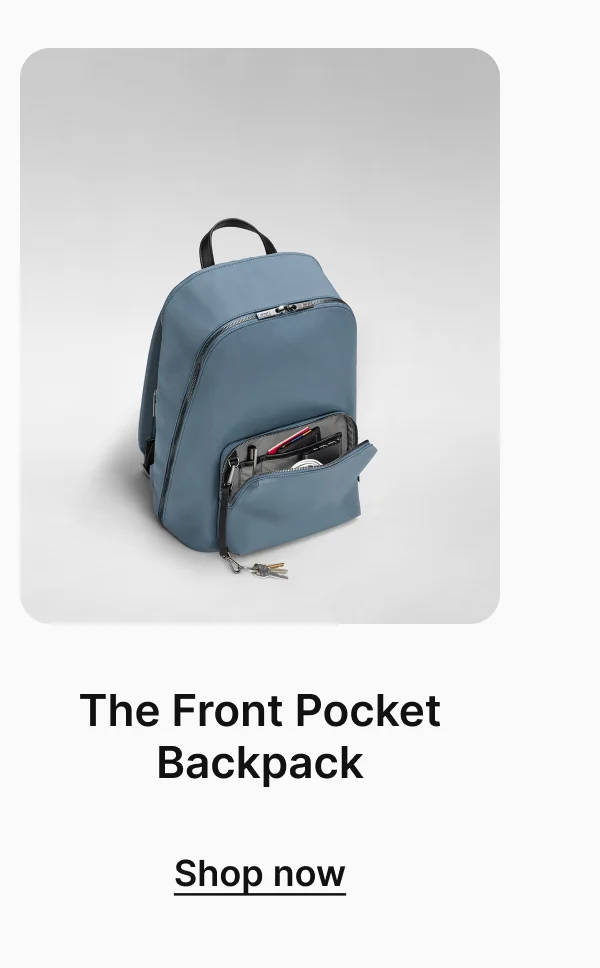 The Front Pocket Backpack