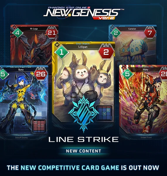 PHANTASY STAR ONLINE 2 NEW GENESIS LINE STRIKE