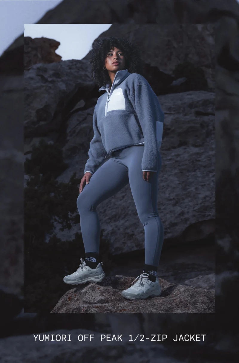 YUMIORI OFF PEAK 1/2-ZIP JACKET