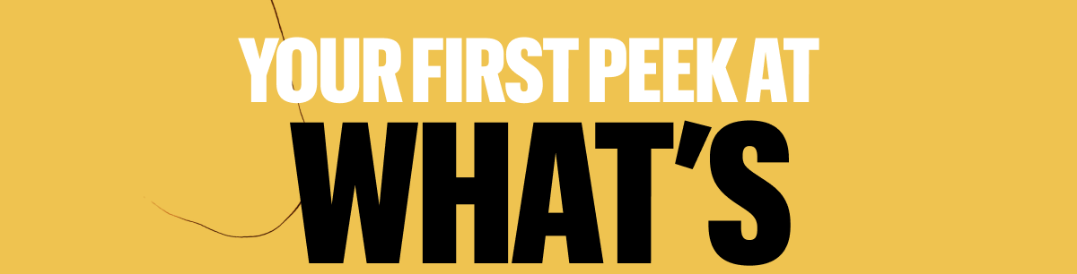 YOUR FIRST PEEK