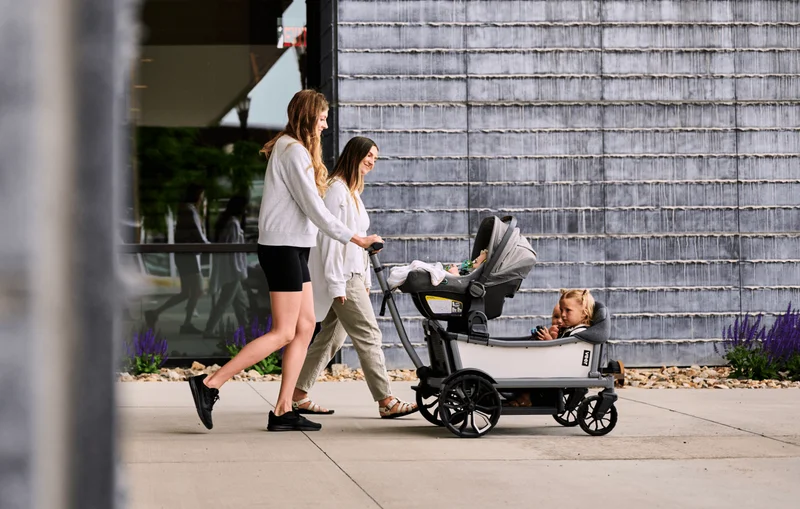Cruiser City XL being pushed on a sidewalk