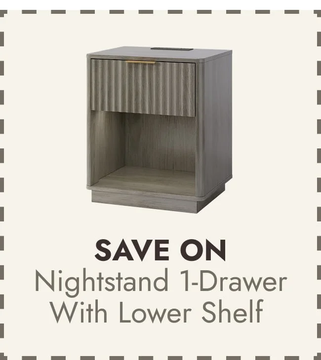 Single Drawer Nightstand
