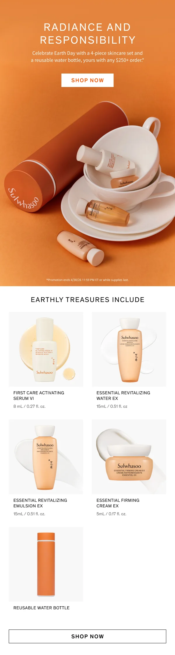 5-Piece Essentials Ritual With $250+ Orders