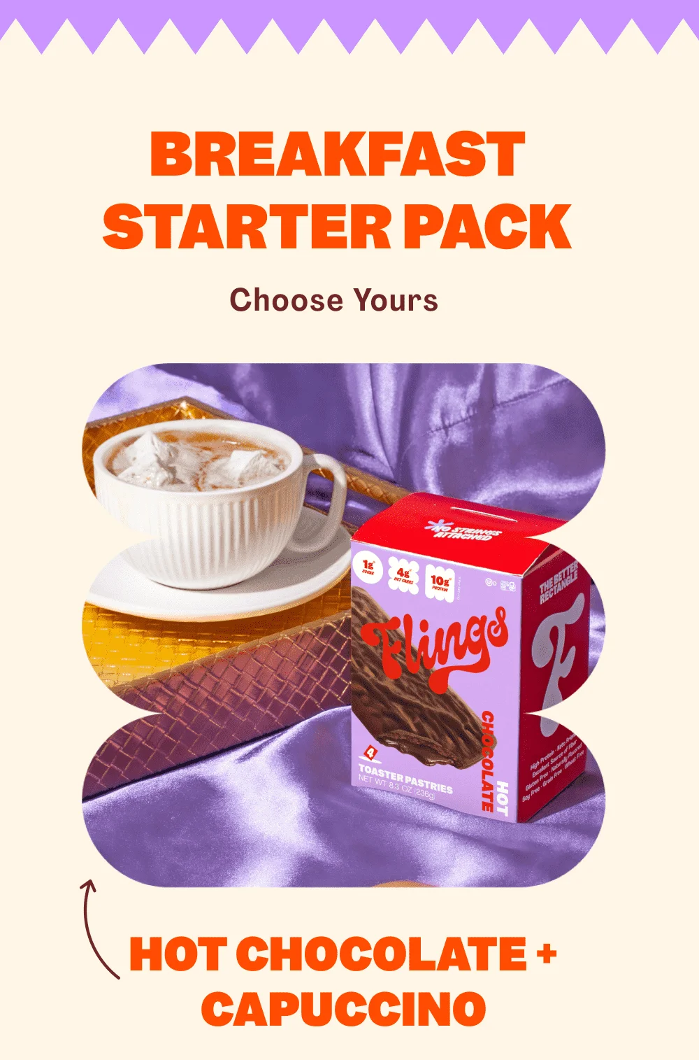 HOT CHOCOLATE + CAPUCCINO