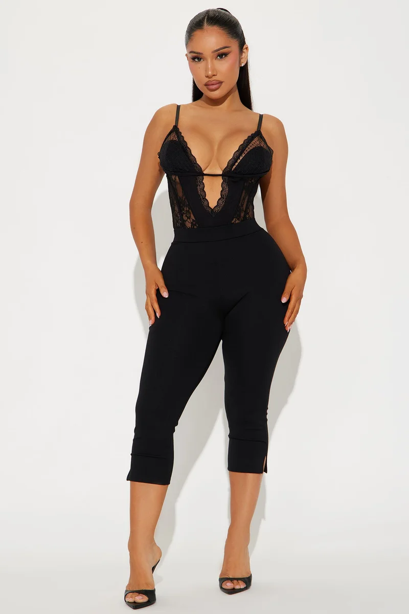 Image of All My Potentials Capri Legging - Black