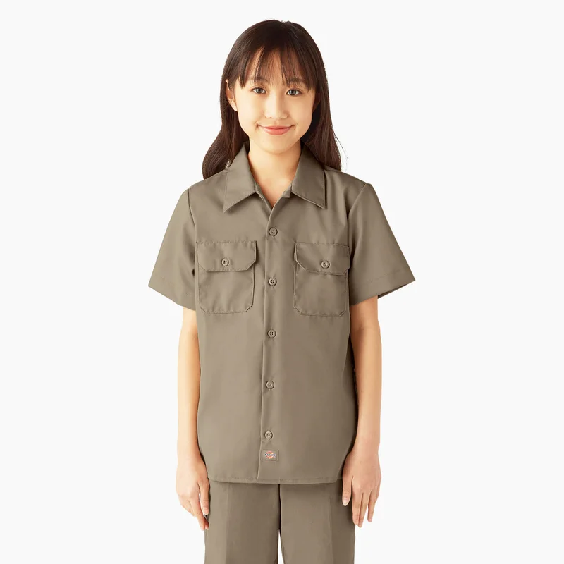 Kids’ Short Sleeve Work Shirt