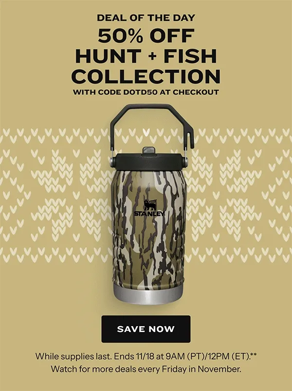 50% Off Hunt + Fish Collection