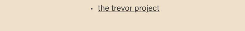 the trevor project