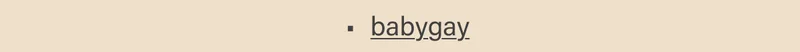 babygay