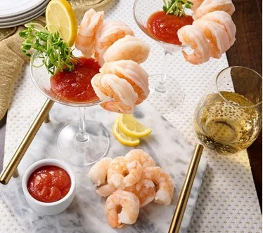 SH 5/18 Geoffrey Zakarian 3lb Cooked Colossal Shrimp Cocktail