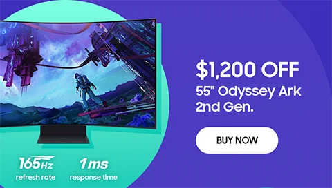$1,200 off - 55" Odyssey Ark 2nd Gen. - BUY NOW