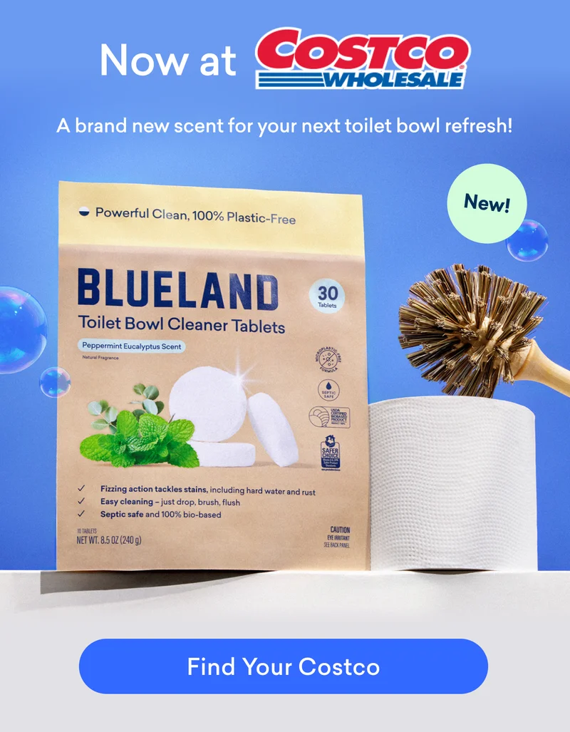 Our Peppermint Eucalyptus Toilet Bowl Cleaner Tablets are now at Costco!