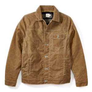 Wool-Lined Waxed Trucker Jacket