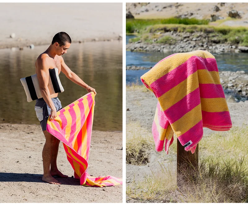 Beach Towel - Candy Stripes