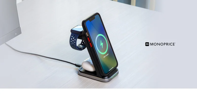 3 in 1 Wireless Charging Station for iPhone