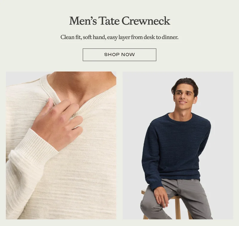 Men's Tate Crewneck Men's Tate Crewneck