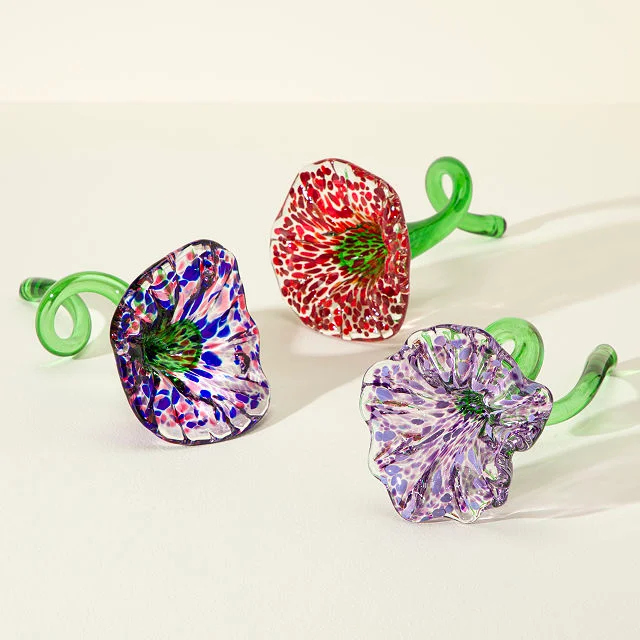Glass Flowers with a Message