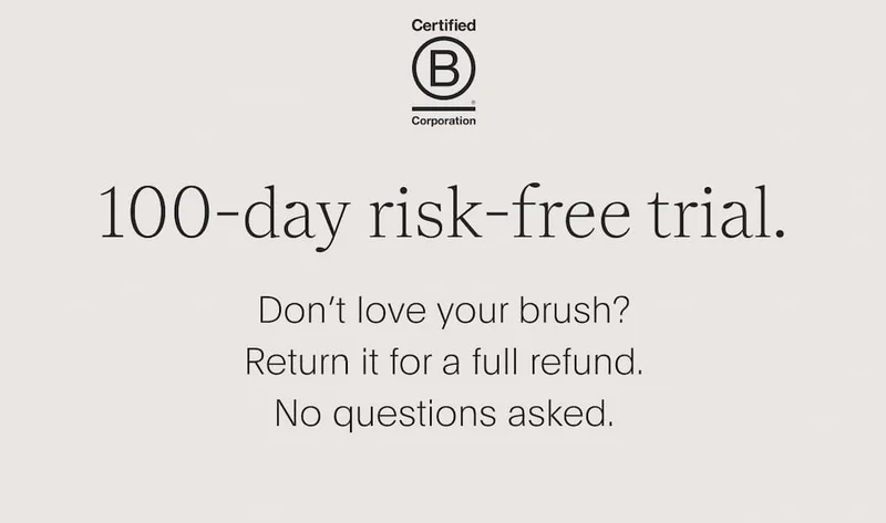 100-day risk-free trial.