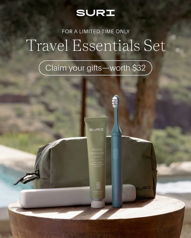 For a limited time only | Travel Essentials Set | Claim your gifts—worth $32