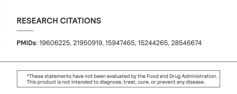 These statements have not been evaluated by the Food and Drug Administratoin. This product is not intended to diagnose, treat, cure, or prevent any disease.