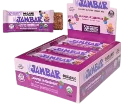 Image of JAMBAR Organic Jammin' Jazzleberry Bar (12 CT)